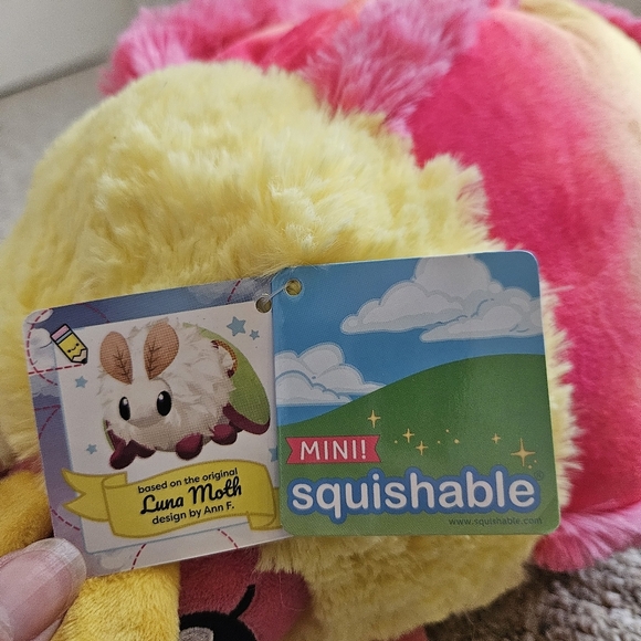 Mini Squishable Rosy Maple Moth Plush – Project Open Squish - Picture 4 of 12